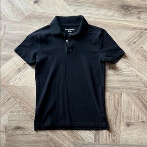 Abercrombie Kids Black Collared Polo